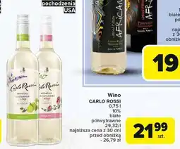 Carrefour Wino Carlo Rossi Botanicals Lavender Lime oferta
