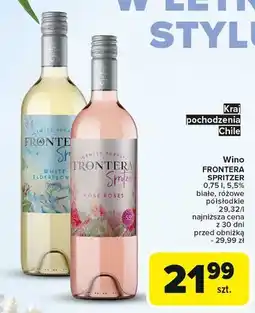 Carrefour Wino Frontera Spritzer oferta