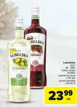 Carrefour Wódka Lubelska Wiśniówka oferta