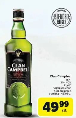 Carrefour Whisky Clan Campbell oferta