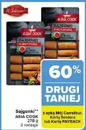 Carrefour Sajgonki wieprzowo - wołowe + sos Asia Cook oferta