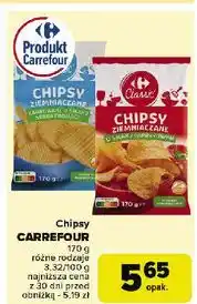 Carrefour Chipsy solone Carrefour oferta