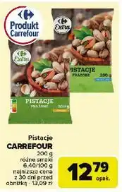 Carrefour Pistacje niesolone Carrefour oferta