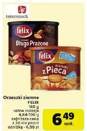 Carrefour Orzeszki ziemne z pieca solą Felix oferta