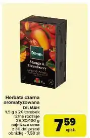 Carrefour Herbata mango & strawberry Dilmah oferta