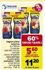 Carrefour Jogurt truskawka Danone Gratka oferta