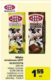 Carrefour Mleko czekoladowe Mlekovita Wypasione oferta