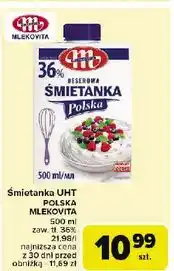 Carrefour Śmietanka polska 36% Mlekovita oferta