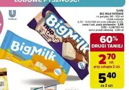 Carrefour Lód trio chrup Algida Big Milk oferta
