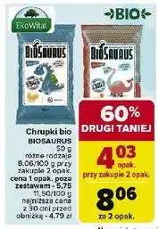 Carrefour Chrupki kukurydziane bezglutenowe ketchup Biosaurus oferta