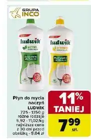 Carrefour Płyn do mycia naczyń miętowy Ludwik oferta
