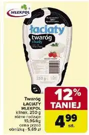 Carrefour Twaróg chudy Łaciaty oferta