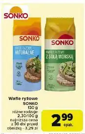 Carrefour Wafle ryżowe z solą morską Sonko oferta