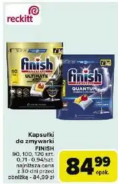 Carrefour Kapsułki do zmywarki lemon Finish Quantum oferta