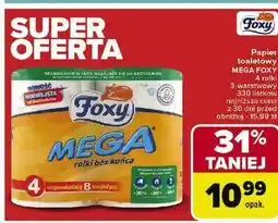 Carrefour Papier toaletowy Foxy Mega oferta