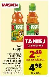 Carrefour Sok jabłkowy Kubuś 100% oferta