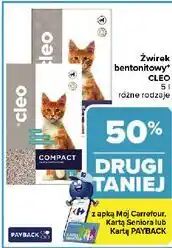 Carrefour Żwirek bentonitowy lawendowy Cleo oferta