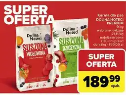 Carrefour Karma dla psa suszona dziczyzna Dolina Noteci oferta