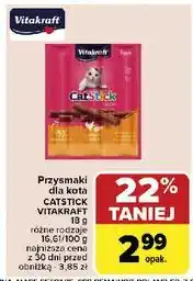 Carrefour Przysmak dla kota kurczak i owca Vitakraft Cat Stick Mini oferta