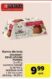 Carrefour Karma dla kota mus z wołowiną Purina Gourmet Revelations oferta