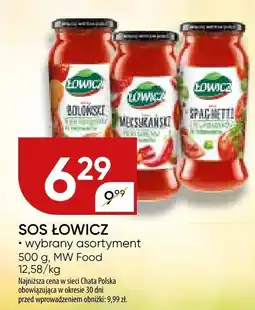 Chata Polska Sos Łowicz różne rodzaje oferta