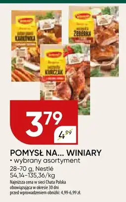 Chata Polska Przyprawa Pomysł na... Winiary różne rodzaje oferta