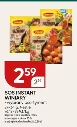 Chata Polska Sos instant Winiary różne rodzaje oferta