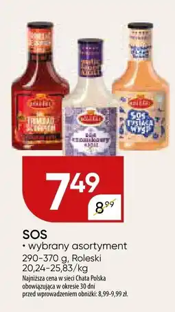 Chata Polska Sos różne rodzaje Roleski oferta