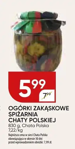 Chata Polska Ogórki zakąskowe Spiżarnia Chaty Polskiej oferta