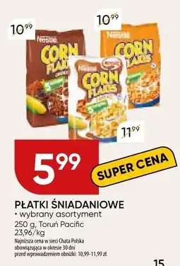 Chata Polska Płatki śniadaniowe różne rodzaje Corn Flakes oferta