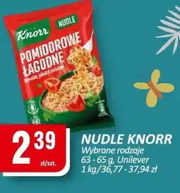 Chorten Zupa błyskawiczna Nudle Knorr różne rodzaje Unilever oferta