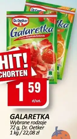 Chorten Galaretka różne rodzaje Dr. Oetker oferta
