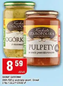 Chorten Danie gotowe ogórek/pulpety Graal oferta