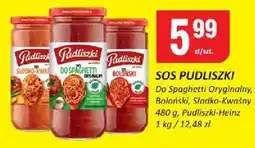 Chorten Sos Pudliszki do Spaghetti Oryginalny/Boloński/Słodko-Kwaśny oferta