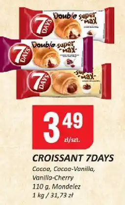 Chorten Croissant 7days cocoa, cocoa-vanilla, vanilla-cherry Mondelez oferta