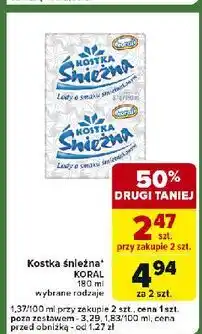 Carrefour Express Lód śmietankowy Koral Kostka Śnieżna oferta