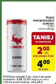 Carrefour Express Napój classic Komodo Energy Drink oferta