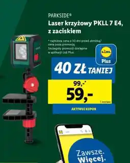 Lidl PARKSIDE Laser krzyżowy PKLL 7 E4, z zaciskiem oferta