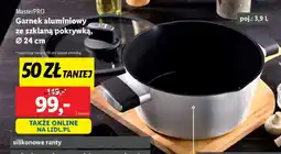 Lidl Garnek aluminiowy ze szklaną pokrywką, Ø 24 cm oferta
