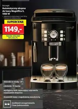 Lidl DeLonghi Automatyczny ekspres do kawy Magnifica S oferta