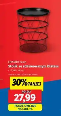 Lidl LIVARNO home Stolik ze zdejmowanym blatem oferta