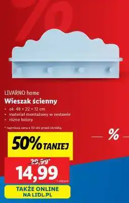 Lidl LIVARNO home Wieszak ścienny oferta