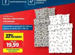 Lidl LIVARNO HOME Pościel z mikrowłókna satynowego oferta
