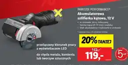 Lidl PARKSIDE PERFORMANCE Akumulatorowa szlifierka kątowa, 12 V oferta