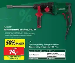 Lidl PARKSIDE Młotowiertarka udarowa, 800 W oferta