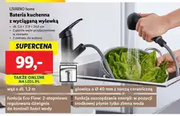 Lidl LIVARNO home Bateria kuchenna z wyciąganą wylewką oferta