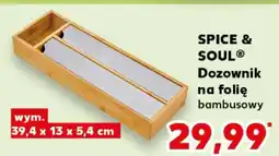 Kaufland SPICE & SOUL Dozownik na folię bambusowy oferta