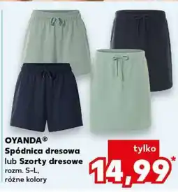 Kaufland OYANDA Spódnica dresowa lub Szorty dresowe oferta