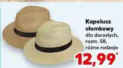 Kaufland Kapelusz słomkowy oferta