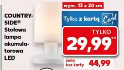 Kaufland COUNTRYSIDE Stołowa lampa akumulatorowa LED oferta